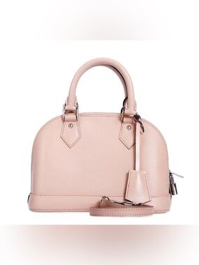 Louis Vuitton Alma BB Two-way Satchel in Pink Epi Leather with COA